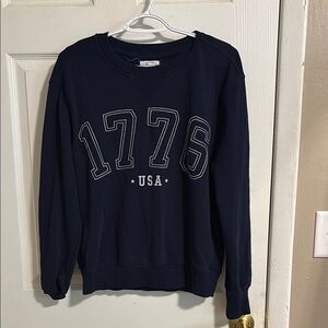 Navy Blue 1776 USA Women’s Sweater